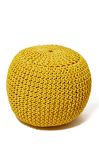 Knitted Cotton Pouf